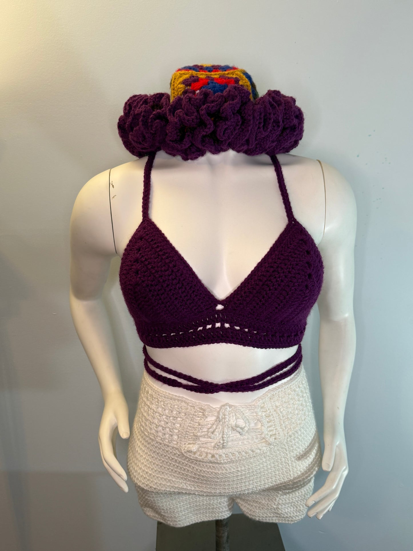 Crochet Halter Bralette