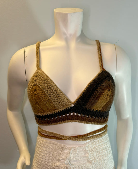 Crochet Halter Bralette