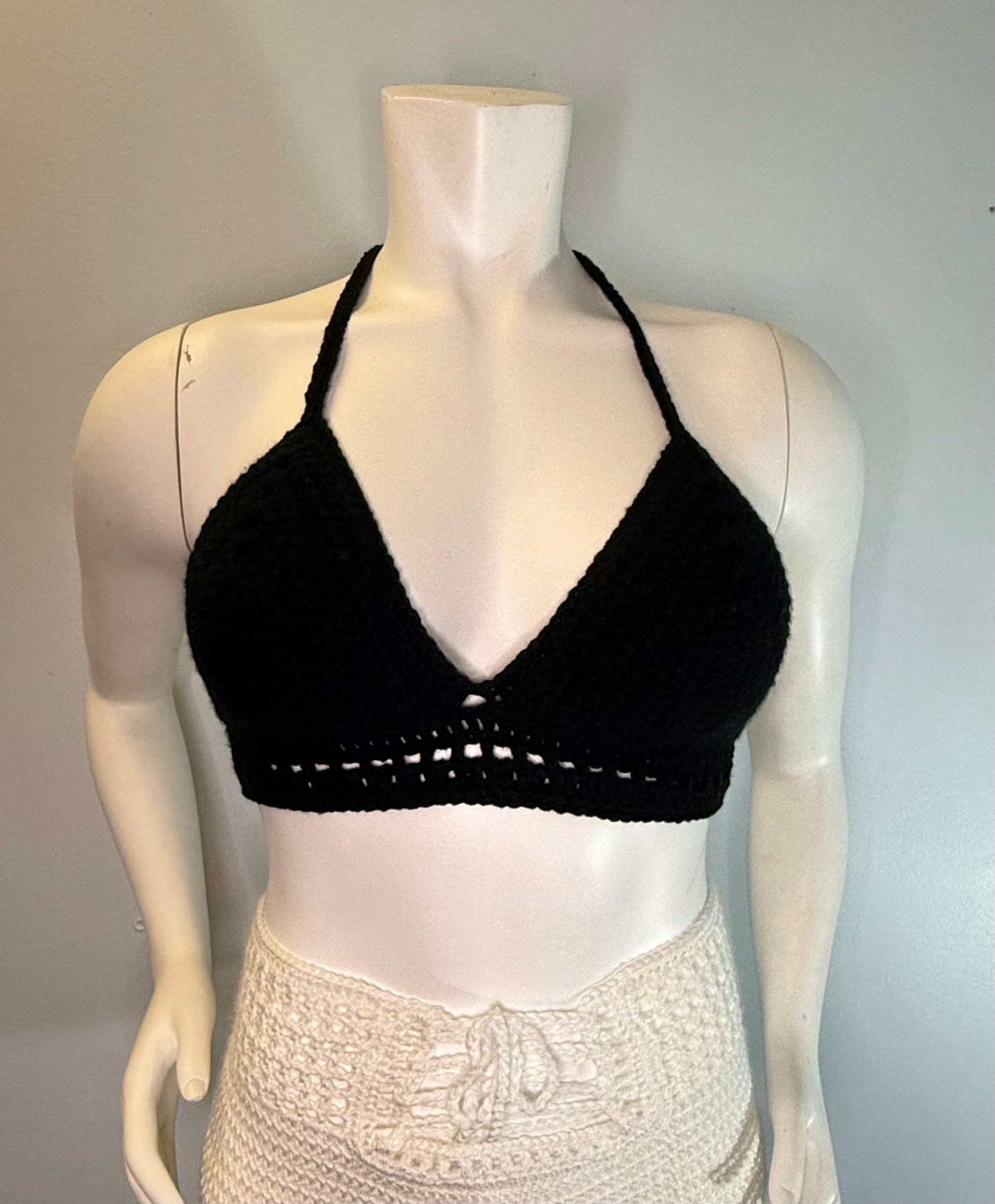 Crochet Halter Bralette