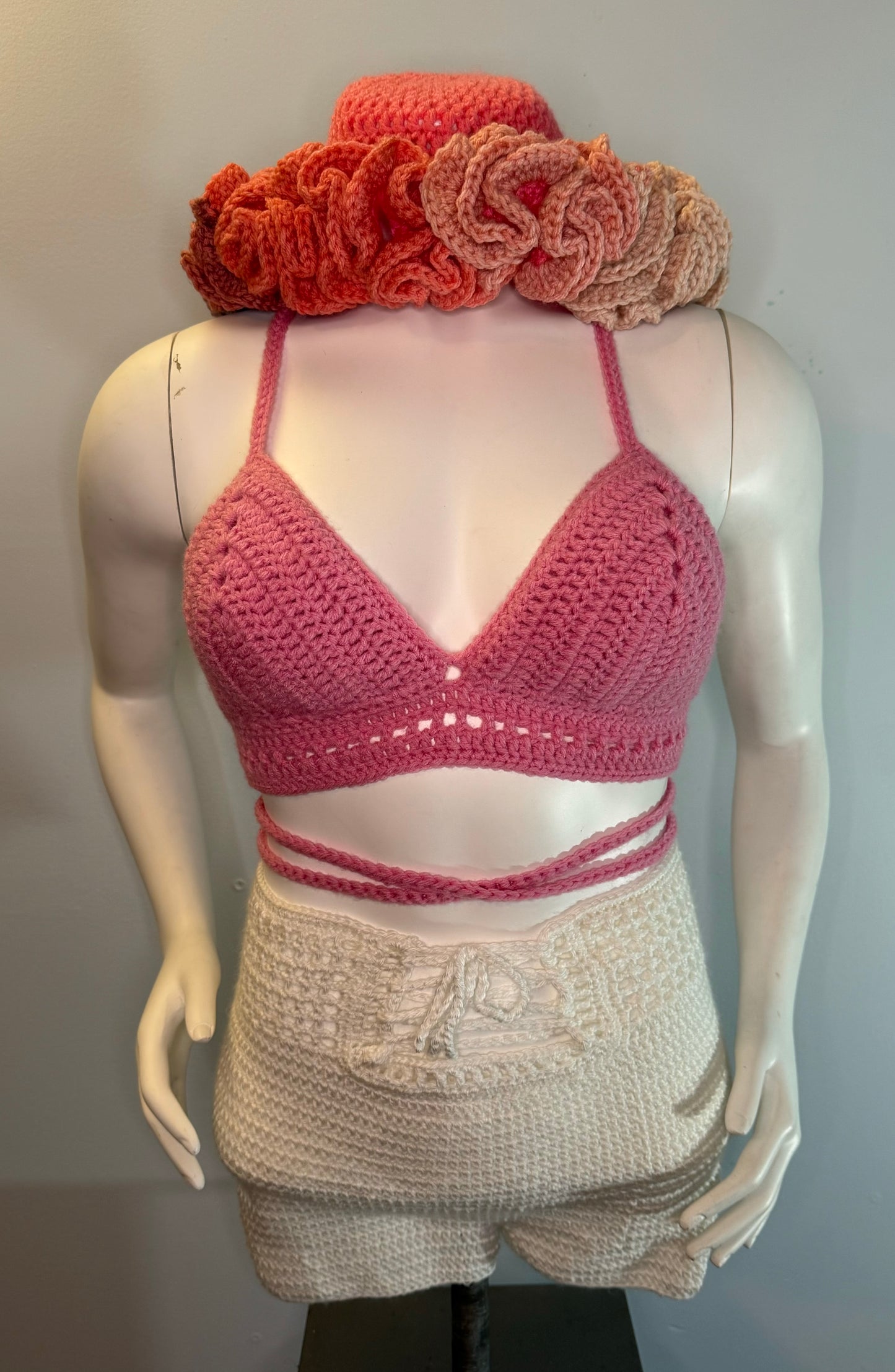 Crochet Halter Bralette